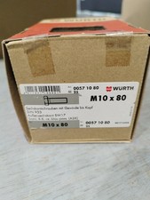 Würth Sechskantschrauben mit Gewinde Bis Kopf M10 X 80 DIN 933