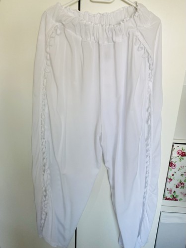 Hingucker sommer hose weiß - hose,