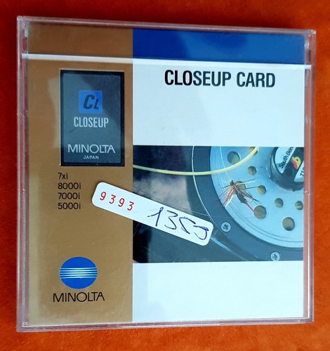 Minolta card close - -,
