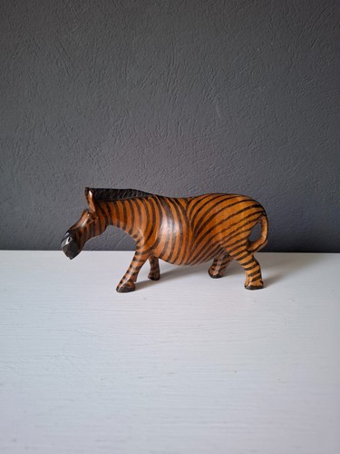 Handgeschnitztes zebra aus - handgeschnitztes,