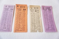 Heybrook Bay Motor Services Plymouth Bus Straßenbahn Ticket x4
