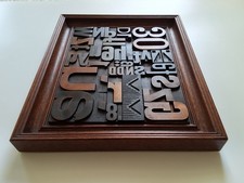 Holzlettern Collage Original