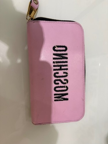 Moschino geldbörse rosa damen - geldbörse,