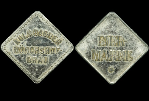 Biermarke zink marke - biermarke:, zink-marke