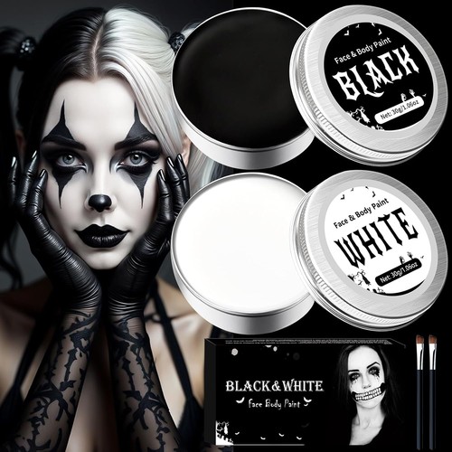 Halloween schminke schwarz - schminke,