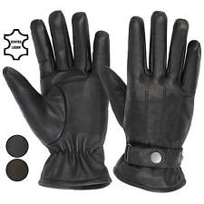 ALPIDEX Echtleder Herren Lederhandschuhe Winterhandschuhe Leder braun schwarz
