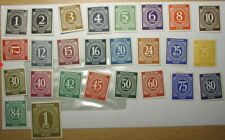 Alliierte Besetzung Gemeinschaftsausgaben MiNr. 911 - 937 mit Falzen