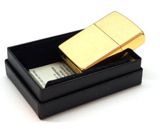 24kt vergoldet echt zippo - 24kt,