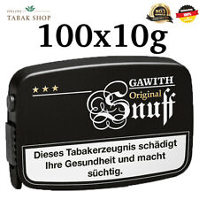 100x10g Gawith Original Snuff Schnupftabak Dose á10 g von Pöschl Dose