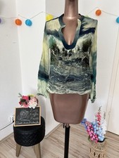 Damen Bluse Wellenmuster Gr: M Chillnorway