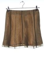 SONJA KIEFER High Waist Rock Damen Rock Gr. DE 36 braun Casual-Look