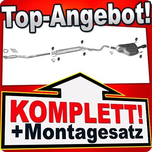 Auspuff für opel astra 8 - für,