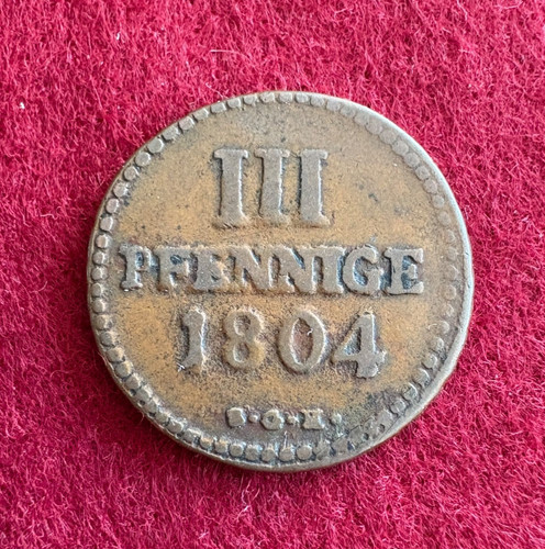 Sachsen pfennig 1804 - sachsen:,