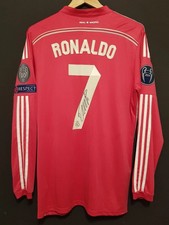 Real Madrid  Away  Trikot von Cristiano Ronaldo mit Signatur