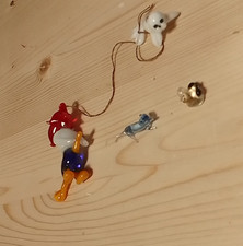 Glasfigur Hexe, mini figuren Seehund ,Schwan, Hund ,  glas