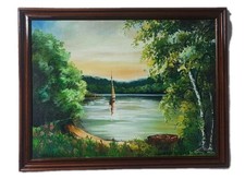 Ölgemälde „Jezioro