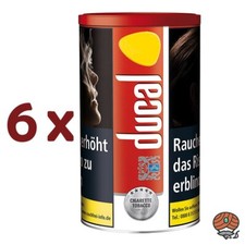 Ducal Red/Rot Feinschnitt-Tabak/Zigarettentabak Dose 6x 168g