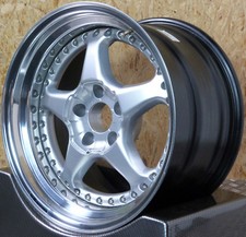 ⭕1x OZ Fittipaldi 2tlg Geschraubt INDY 500 Alufelge 10x17et19 5x112 06107MB2 TOP