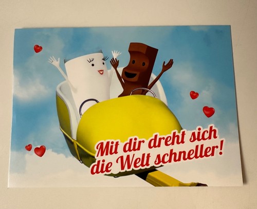 Postkarte mit dir dreht - mit,