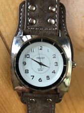 Ernest Miqi 068 Quarz Uhr Original mit Lederarmband