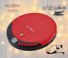 Reflexion PCD510MF Tragbarer CD/MP3 Player mit UKW-Radio / Hörbuchfunktion