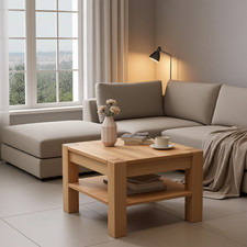 Beistelltisch Couchtisch  Kernbuche Massivholz Wohnzimmertisch                 D
