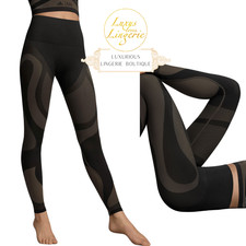 SHEER MOTION LEGGINGS Wolford X ADIDAS S nearly black Yoga Sport Transparent
