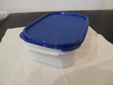 Tupperware Kleiner Kompaktus Aufbewahrungs- Brotzeitbox blau -gesprenkelt*Neu**