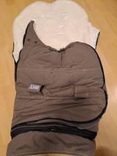Kinderwagenfußsack Winter, Braun, für Baby