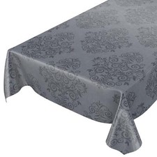 Tischdecke Rankenmuster Uni