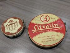 Alte Dosen Schuhcreme Sitralin Collonil