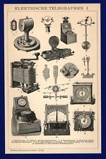 Druck anno 1902 - Telegraphen