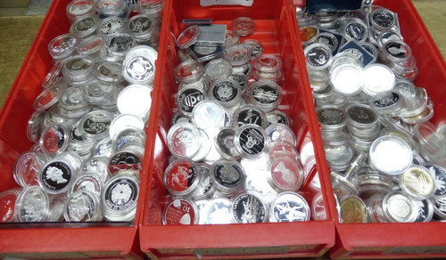 Silber münzen - 1, kg
