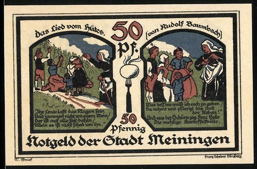 Notgeld meiningen 1921 50 - meiningen,,