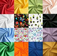 Baumwollstoff 100% uni  0,3m-0,5m-1m-2m  130g/qm 160-220cm breit Baumwolle  NEU