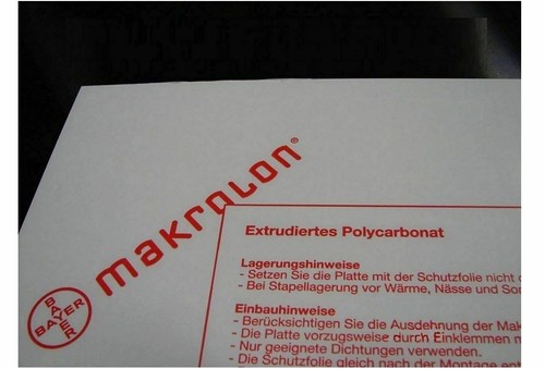 Polycarbonat platte - mm,