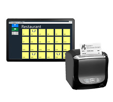 GASTRO KASSENSYSTEM mit Touchscreen + 2 x Bondrucker bis 50 Tische TOP