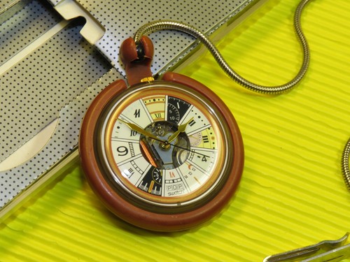 Pop swatch mit uhrenkette - swatch,