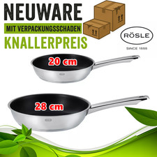 Rösle 2-teiliges Pfannenset mit 20 cm und 28 cm Antihaft beschichtet Induktion 