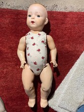 Massepuppe, Gesicht überholt, war komplett zerstört, wg Sammlungsverkleinerung