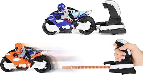 Spielzeugmotorrad mit fahrer - spielzeugmotorrad,