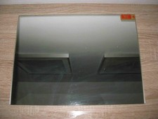 Vintage Kristallspiegel versilbert 40x30 Wandspiegel Badspiegel Spiegel Gästeklo