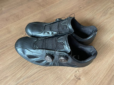 Lake CX302 Rennrad Schuhe 44,5 Regular Schwarz Carbonsohle Boa