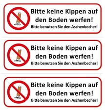 ☆ Bitte keine Kippen auf den
