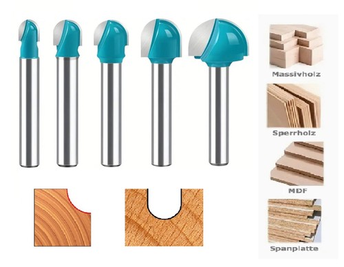 6mm schaft hohlkehlfra - 6mm,