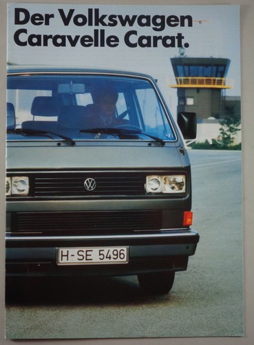 Prospekt broschüre bus t3 - vw,