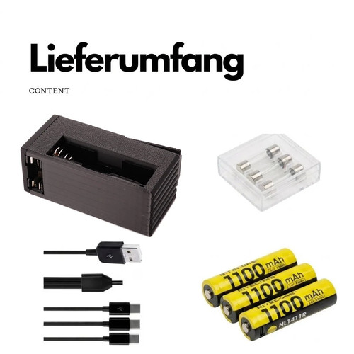 Ausgeknipst akku adapter - akku-adapter, usb-c