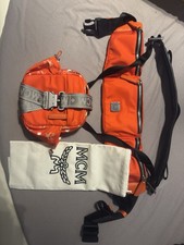 MCM Jemmison Messenger Bag Schultertasche Orange