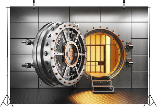 7x5ft banktresor hintergrund - 7x5ft, banktresor-hintergrund