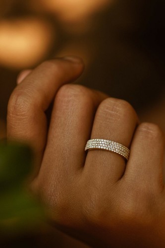 Diamant goldring brillanten - diamant,